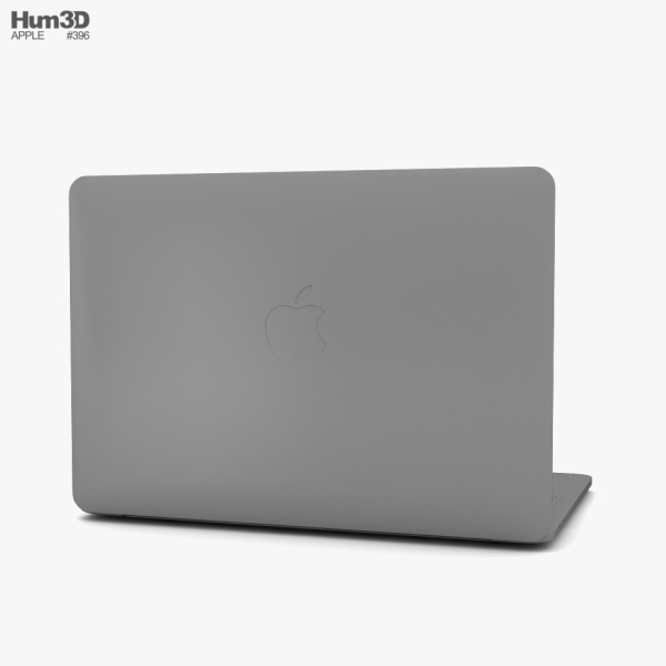 Apple MacBook Pro 13 inch (2020) Space Gray 3D model - Download