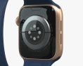 Apple Watch Series 6 44mm Aluminum Gold 3D-Modell