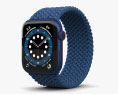 Apple Watch Series 6 44mm Aluminum Blue 3Dモデル