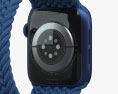 Apple Watch Series 6 44mm Aluminum Blue Modèle 3d