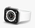 Apple Watch Series 6 44mm Aluminum Silver 3Dモデル