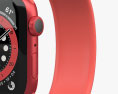 Apple Watch Series 6 44mm Aluminum Red 3d model