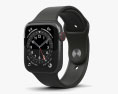 Apple Watch Series 6 44mm Stainless Steel Graphite Modèle 3d