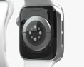 Apple Watch Series 6 44mm Stainless Steel Silver 3Dモデル