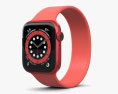 Apple Watch Series 6 40mm Aluminum Red 3D模型
