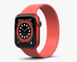 Apple Watch Series 6 40mm Aluminum Red 3D 모델 