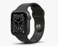 Apple Watch Series 6 40mm Stainless Steel Graphite 3Dモデル