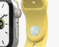 Apple Watch SE 44mm Aluminum Silver Modello 3D