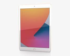 Apple iPad 10.2 2020 Gold 3D 모델 