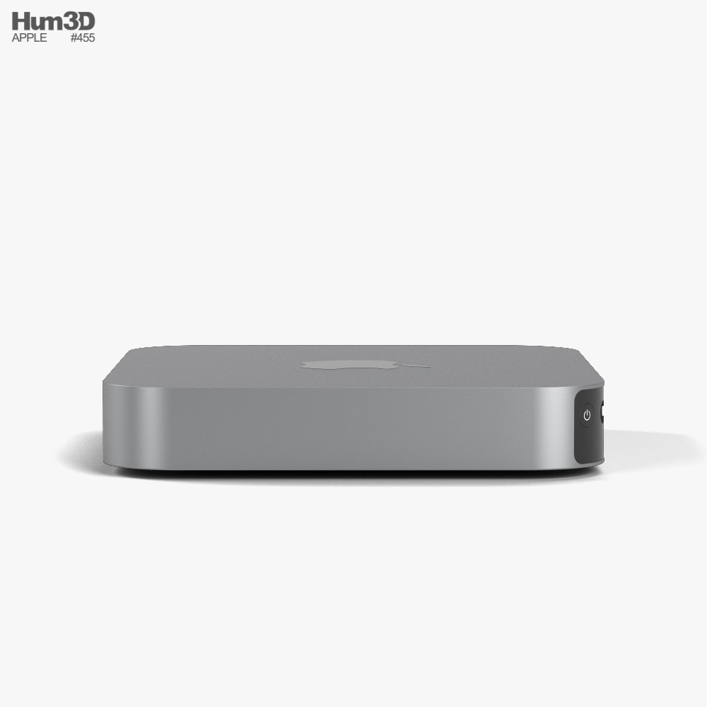 Apple Mac mini 2020 M1 Silver 3D model