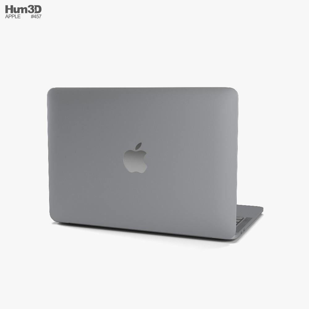 Apple MacBook Pro 13-inch 2020 M1 Space Gray 3Dモデル download
