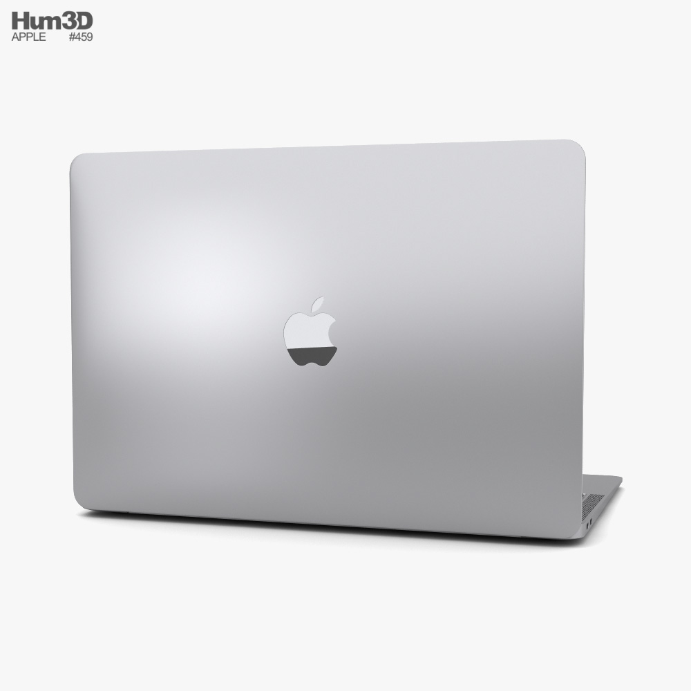 Apple MacBook Air 2020 M1 Silver 3D model download