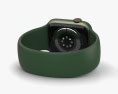 Apple Watch Series 7 45mm Green Aluminum Case with Solo Loop Modello 3D