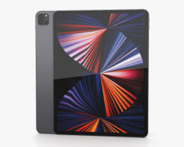 Apple iPad Pro 12.9-inch 2021 Space Gray 3D 모델 