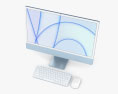 Apple iMac 24-inch 2021 Blue 3Dモデル