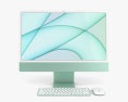 Apple iMac 24-inch 2021 Green Modèle 3d