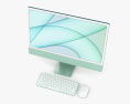 Apple iMac 24-inch 2021 Green Modèle 3d