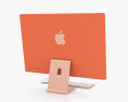 Apple iMac 24-inch 2021 Orange 3Dモデル
