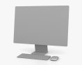 Apple iMac 24-inch 2021 Orange Modello 3D
