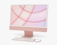 Apple iMac 24-inch 2021 Pink 3D模型