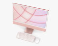Apple iMac 24-inch 2021 Pink 3D-Modell