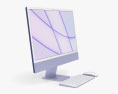 Apple iMac 24-inch 2021 Purple 3D-Modell
