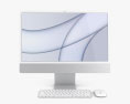 Apple iMac 24-inch 2021 Silver 3d model