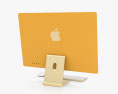 Apple iMac 24-inch 2021 Jaune Modèle 3d