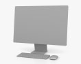 Apple iMac 24-inch 2021 黄色 3D模型