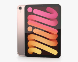 Apple iPad mini (2021) Pink 3D model