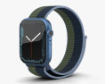Apple Watch Series 7 41mm Blue Aluminum Case with Sport Loop Modèle 3d