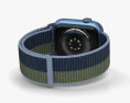Apple Watch Series 7 41mm Blue Aluminum Case with Sport Loop Modelo 3D