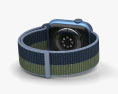 Apple Watch Series 7 45mm Blue Aluminum Case with Sport Loop 3D模型