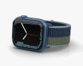Apple Watch Series 7 45mm Blue Aluminum Case with Sport Loop Modèle 3d