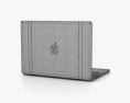 Apple MacBook Pro 2021 14-inch Silver Modello 3D