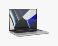 Apple MacBook Pro 2021 14-inch Silver 3d model