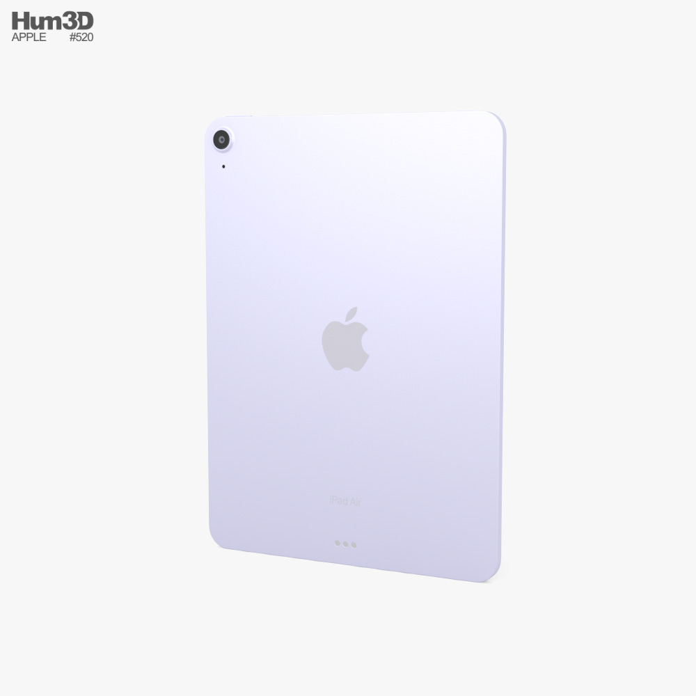 Apple iPad Air 2022 Purple 3Dモデル download