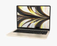 Apple MacBook Air M2 2022 Starlight Modèle 3d