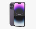 Apple iPhone 14 Pro Deep Purple 3D-Modell