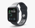 Apple Watch SE 2022 40mm Midnight Aluminum Modèle 3d
