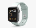 Apple Watch SE 2022 40mm Silver Aluminum 3D 모델 
