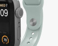 Apple Watch SE 2022 40mm Silver Aluminum 3D模型