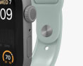 Apple Watch SE 2022 44mm Silver Aluminum Modèle 3d