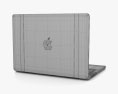 Apple MacBook M2 Pro 2023 14 inch Silver 3D-Modell