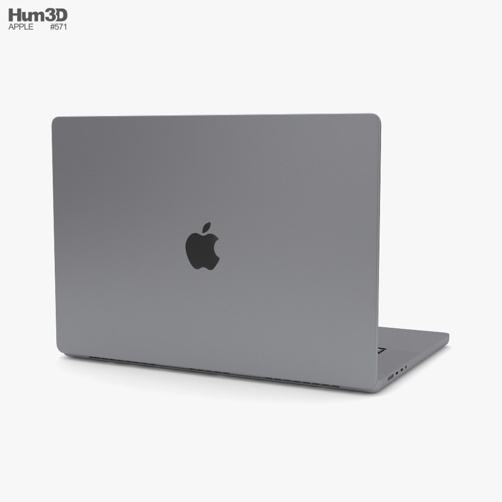 Apple MacBook Pro M2 2023 16 inch Space Gray 3D model - Download  Electronics on