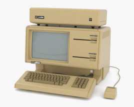Apple Lisa Computer 3Dモデル