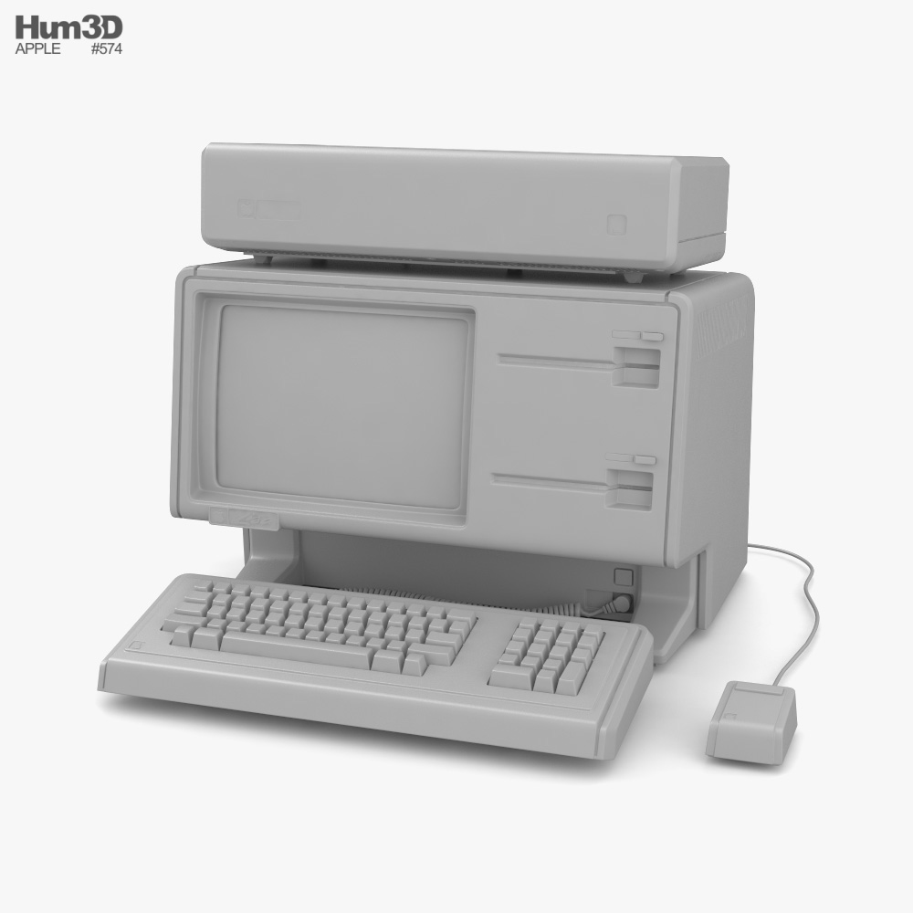 Apple Lisa Computer 3D 모델 - 전자 기기 on 3DModels