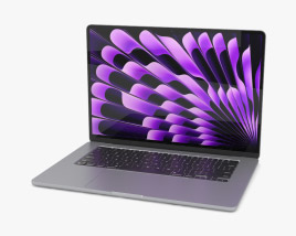 Apple MacBook Air 15 inch 2023 Space Gray 3D модель