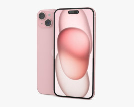 Apple iPhone 15 Plus Pink 3D模型