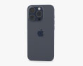 Apple iPhone 15 Pro Blue Titanium 3D-Modell